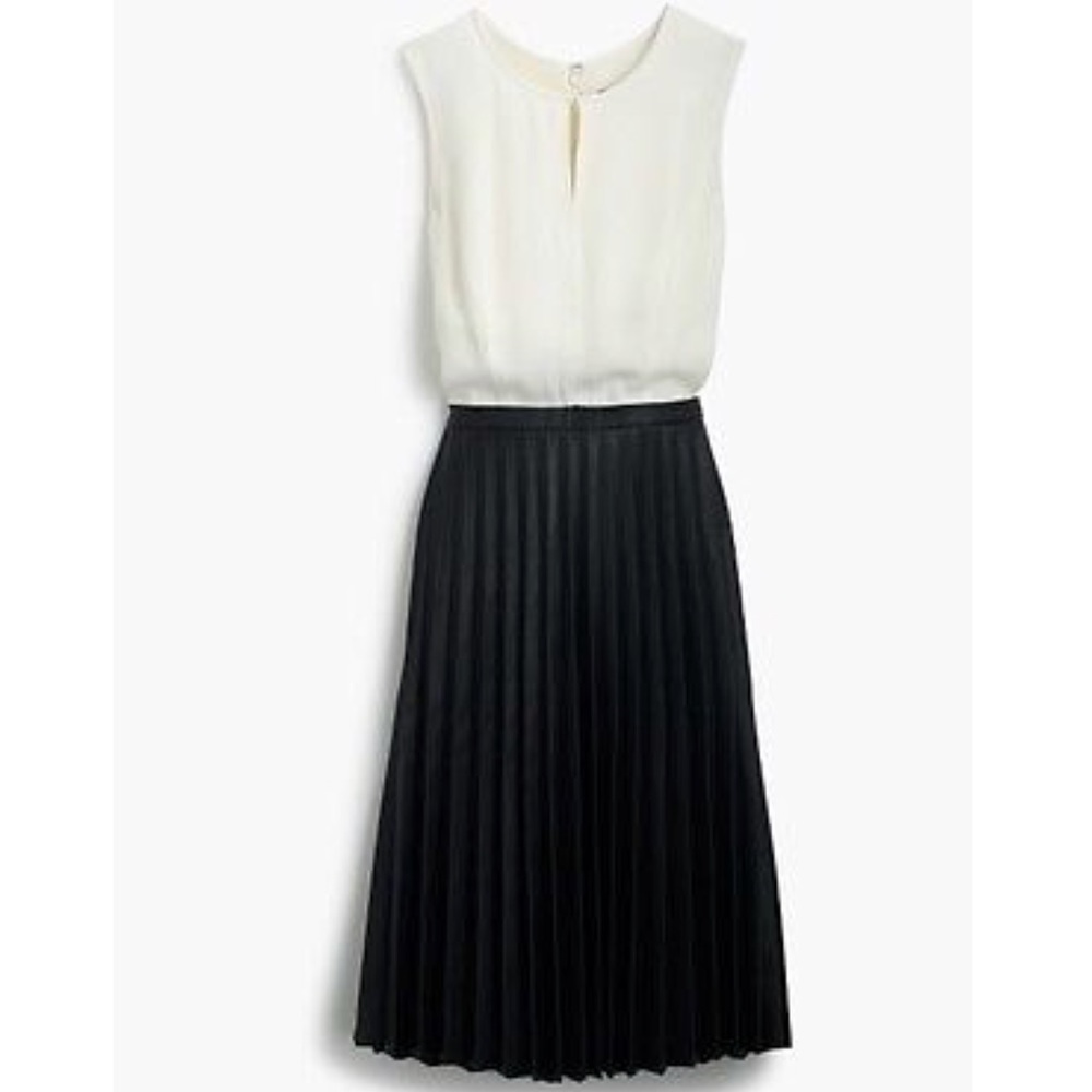 J.crew two toned pleated dress